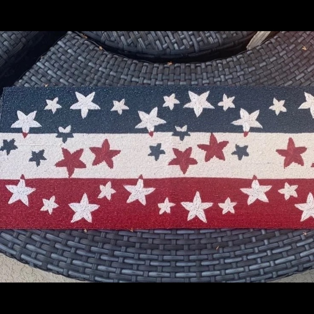 Patriotic Star Kitchen Runner